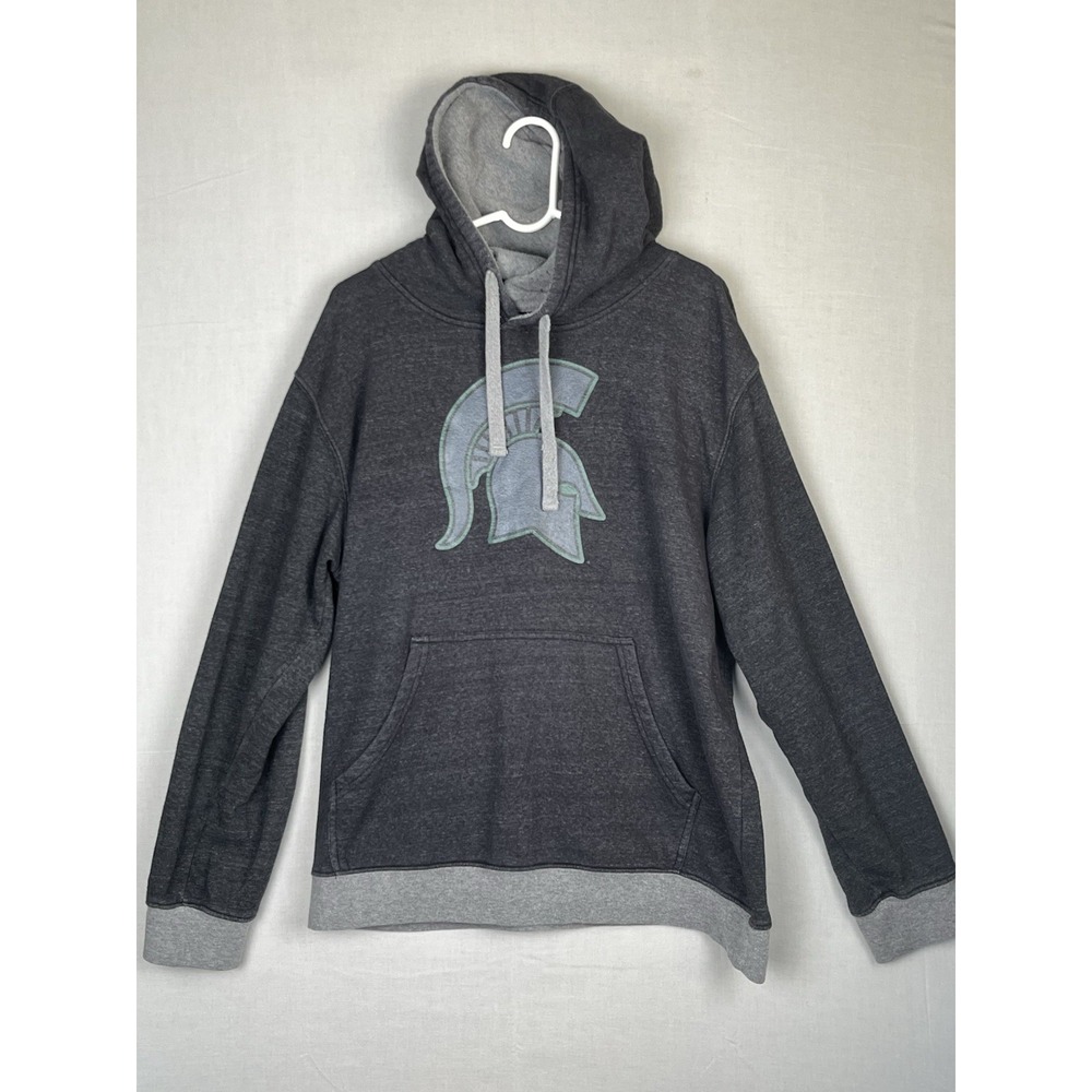 Fanatics Michigan State Spartans Hoodie‎ Mens XL Gray Pullover Sweatshirt